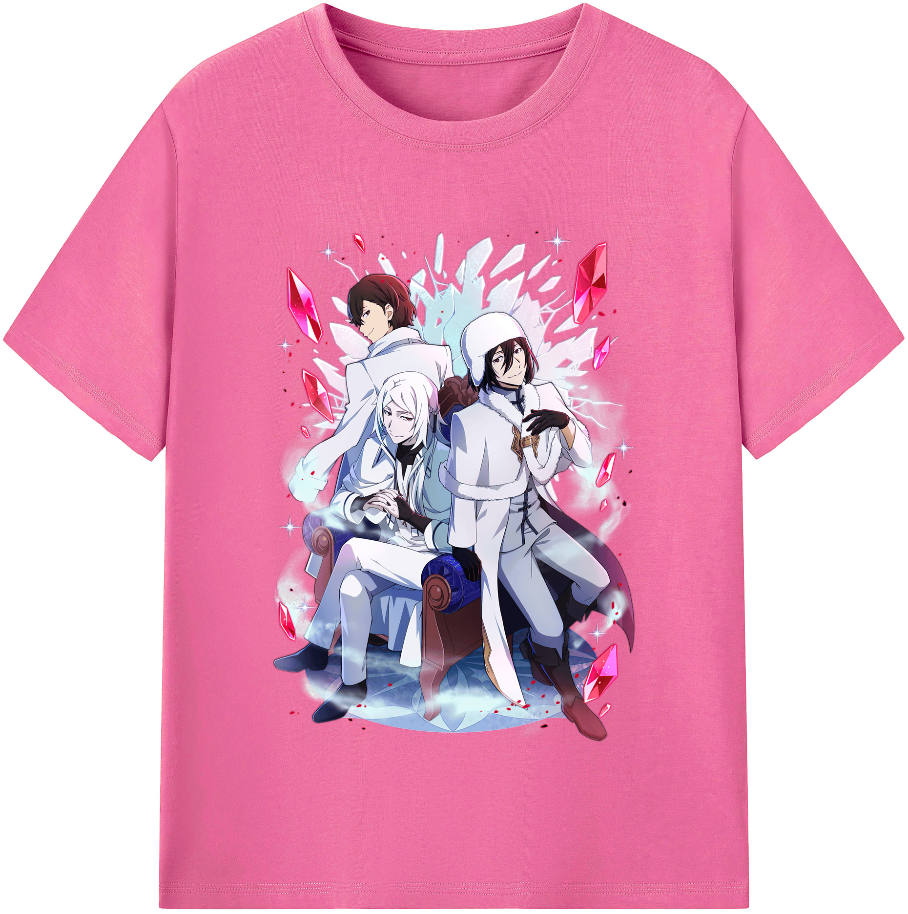 （画像用） 文豪ストレイドッグス Bungo Stray Dogs レディースカジュアルプリントTシャツ（綿100％）